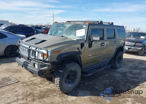 2006 Hummer H2 Suv из США, поврежденный, VIN 5GRGN23U86H100835